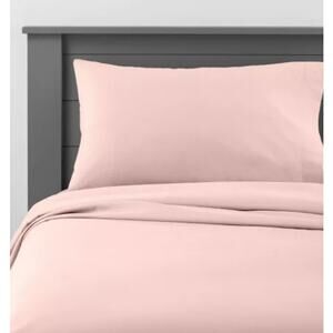Twin Pink Cotton Sheet Set - Kids Bedding
